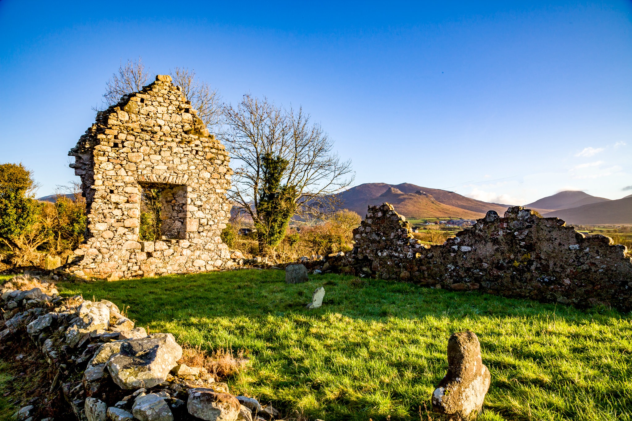 The east gable of Old Clonduff Church